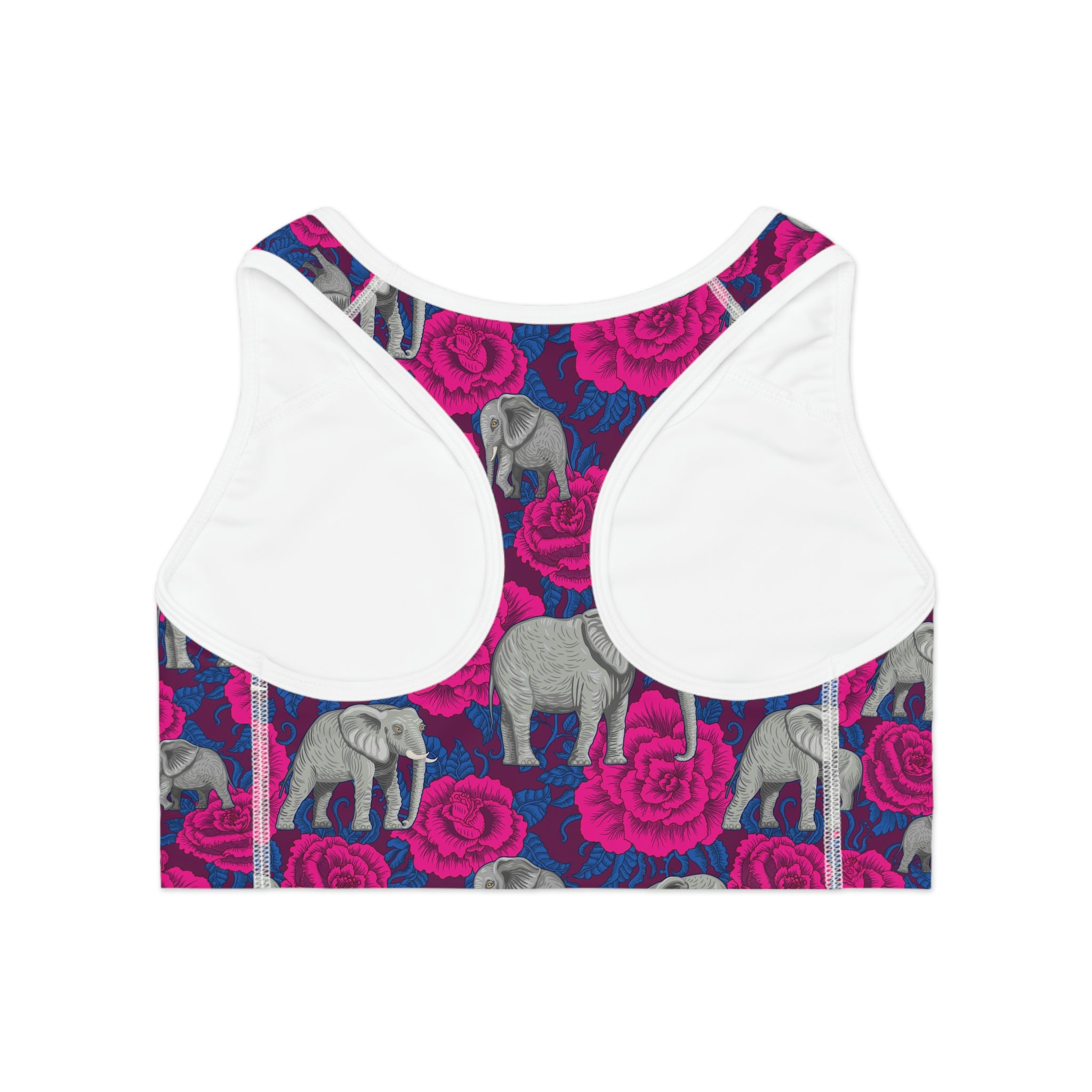 Elephant Rose Sports Bra